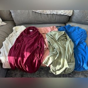 5 Maternity long sleeved shirts